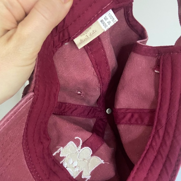 Dog Mom Burgundy Cap - Picture 3 of 5